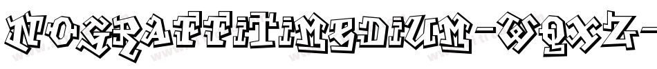 NoGraffitiMedium-wqXZ字体转换