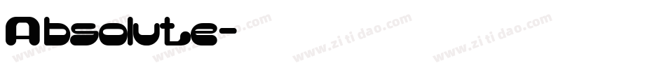 Absolute字体转换