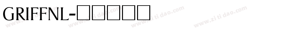 GRIFFNL字体转换