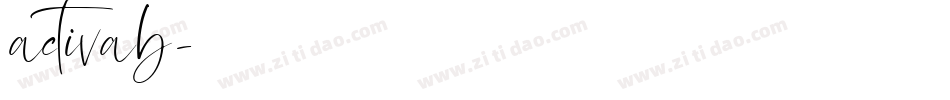 activab字体转换