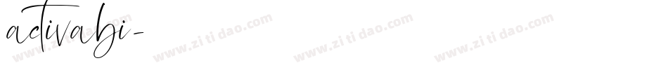 activabi字体转换
