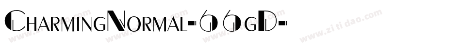 CharmingNormal-66gD字体转换