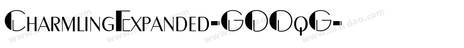 CharmlingExpanded-GOOqG字体转换