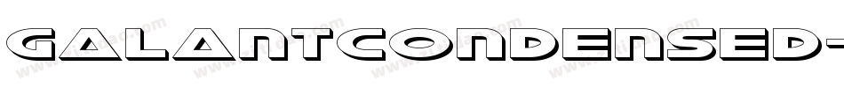 GalantCondensed-9O5B字体转换