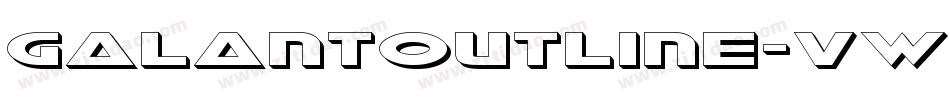 GalantOutline-vw7O字体转换