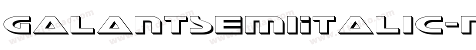 GalantSemiItalic-nB9J字体转换