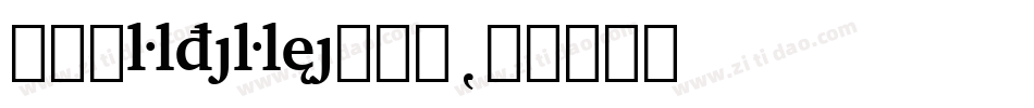 charterwellb字体转换