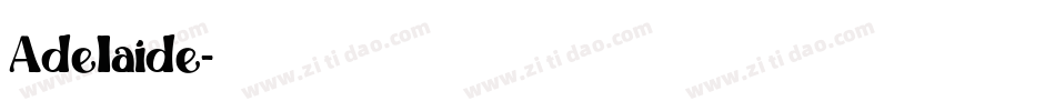 Adelaide字体转换