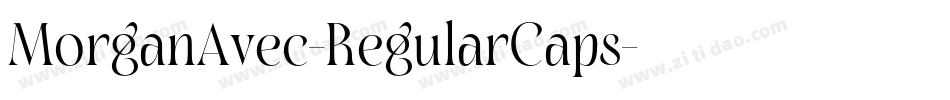 MorganAvec-RegularCaps字体转换