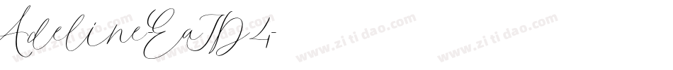 Adeline-EaJD4字体转换