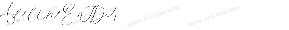 Adeline-EaJD4字体转换