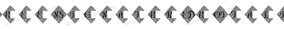 QueenSignatureDuoItalic-mLlxa字体转换