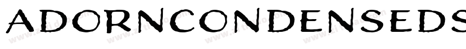 AdornCondensedSans字体转换