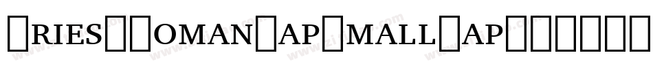 Aries-RomanCapSmallCap字体转换