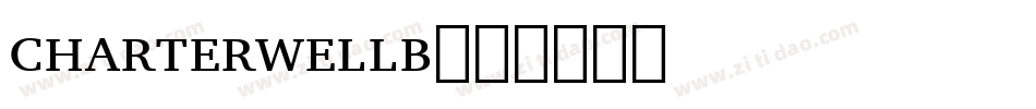 charterwellb字体转换