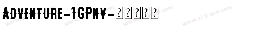 Adventure-1GPnv字体转换