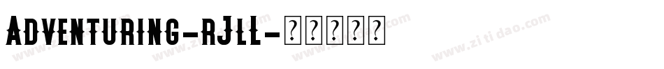 Adventuring-rJlL字体转换