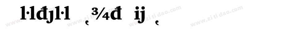 CharterBT-Italic字体转换
