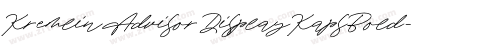 KremlinAdvisorDisplayKapsBold-POGE字体转换