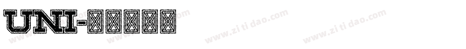 Uni字体转换