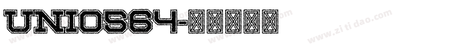 Uni0564字体转换