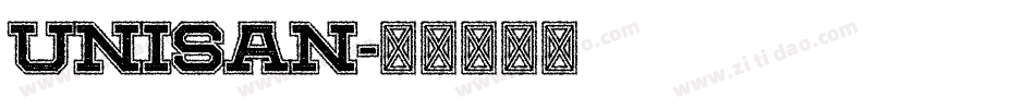 UniSan字体转换