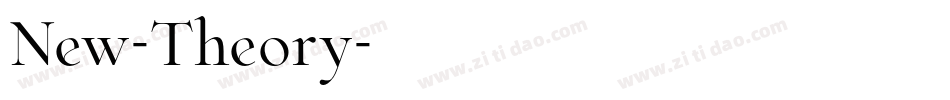 New-Theory字体转换