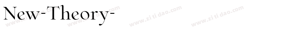 New-Theory字体转换