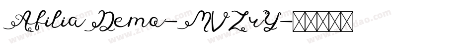 AfiliaDemo-MVZrY字体转换
