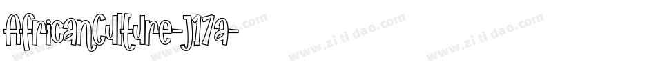 AfricanCulture-J17a字体转换