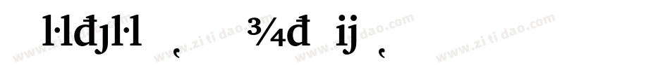 CharterBT-BlackItalic字体转换