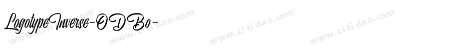 LogotypeInverse-ODBo字体转换
