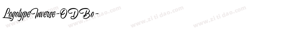LogotypeInverse-ODBo字体转换