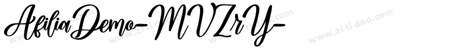 AfiliaDemo-MVZrY字体转换