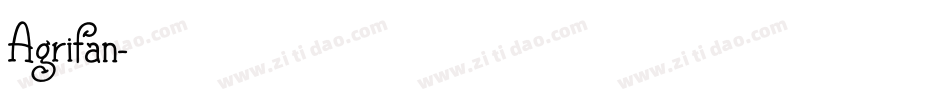 Agrifan字体转换