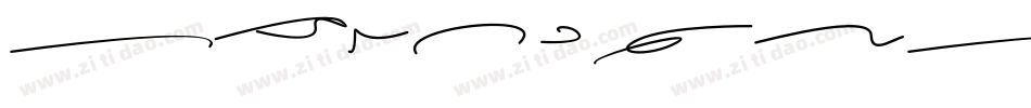 Agustina-Signature字体转换