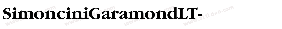 SimonciniGaramondLT字体转换