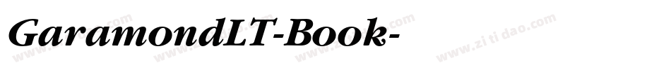 GaramondLT-Book字体转换