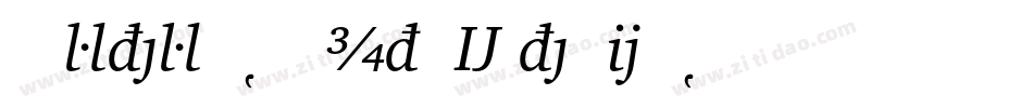 CharterBT-BlaItalExtension字体转换