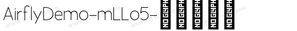 AirflyDemo-mLLo5字体转换