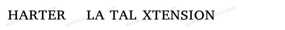 CharterBT-BlaItalExtension字体转换