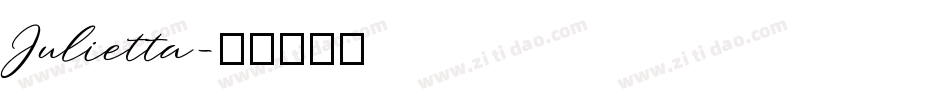 Julietta字体转换