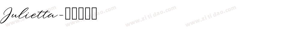 Julietta字体转换
