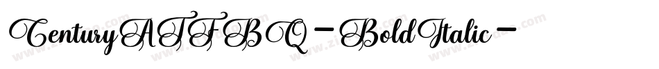 CenturyATFBQ-BoldItalic字体转换
