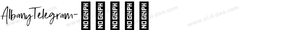 AlbanyTelegram字体转换