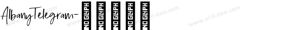 AlbanyTelegram字体转换