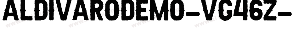AldivaroDemo-VG46Z字体转换
