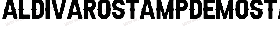 AldivaroStampDemoStamp-qZ2Rr字体转换