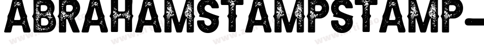 AbrahamStampStamp-Jqw7字体转换