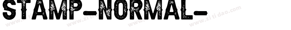 Stamp-Normal字体转换